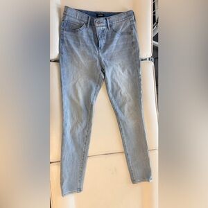 Express Women's Light Blue Skinny Jeans